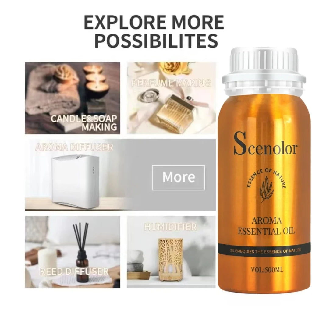 Hotel Perfume Essential Oil Home Air Freshener Electric Aromatic Oasis Aroma Diffuser Machine Pure Plant Essential Oil