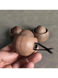 Car & Home Essential Oil Diffuser - Made of Wood Mini Cute Natural Fragrance Diffuser Suitable for Bedroom Living Room Bathroom