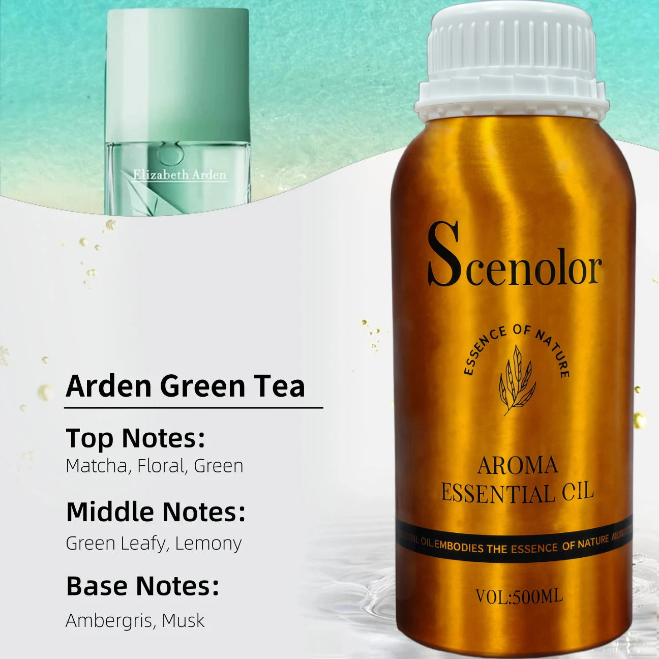 500ml Hotel-Grade Essential Oil Perfume Refill for Aroma Diffuser Home Scent Air Freshener Pure Plant Extract Fragrance