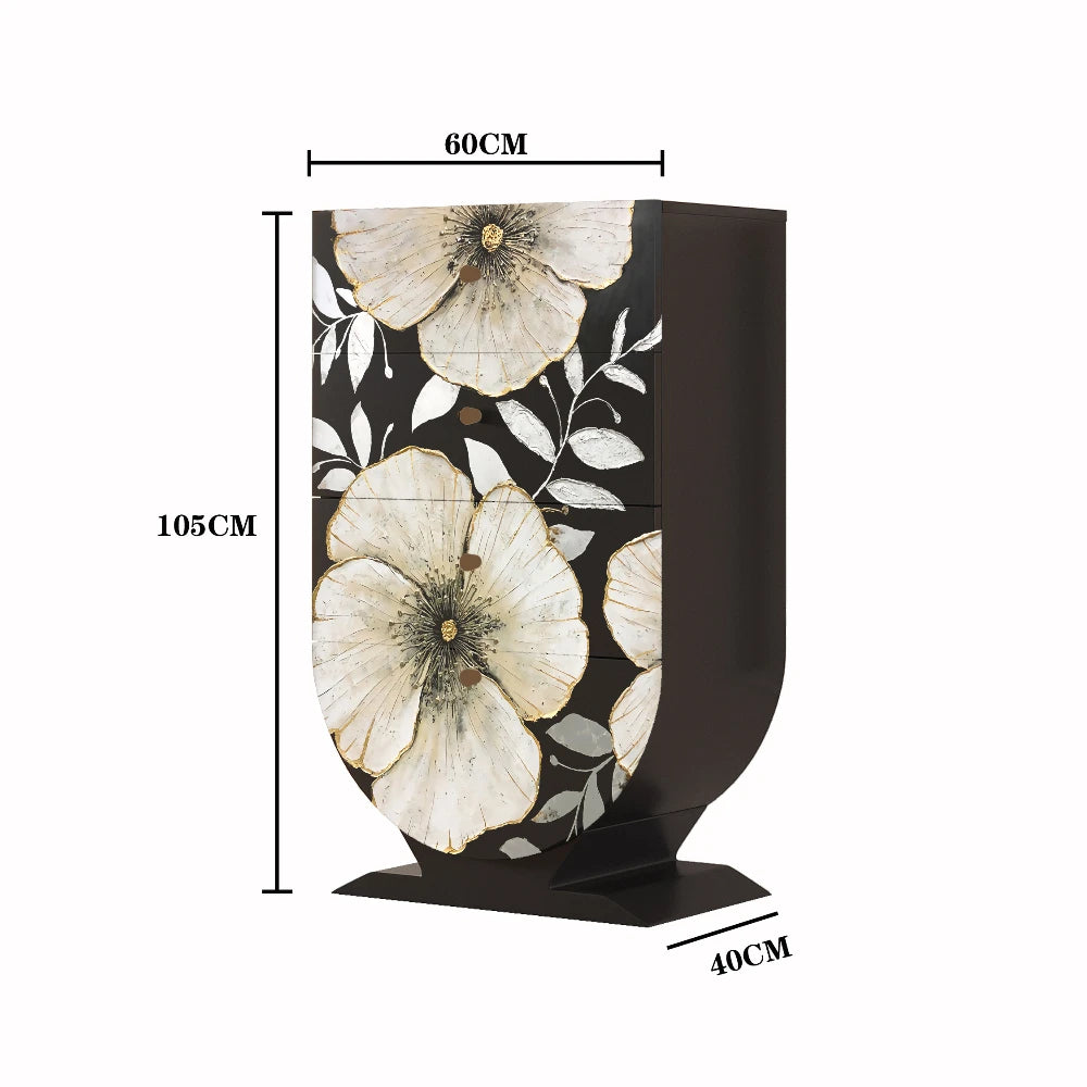 Perfume Display Cabinet Black Jewelry Buffet Wooden Cabinets Office Luxury Medicine Mueble Recibidor Entrada Home Furniture
