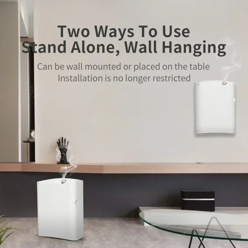 1200m³ Room Fragrance Perfume Electric Aroma Diffuser Smell for Home Flavoring Air Freshener Hvac Aromatic Oasis Scent Machine