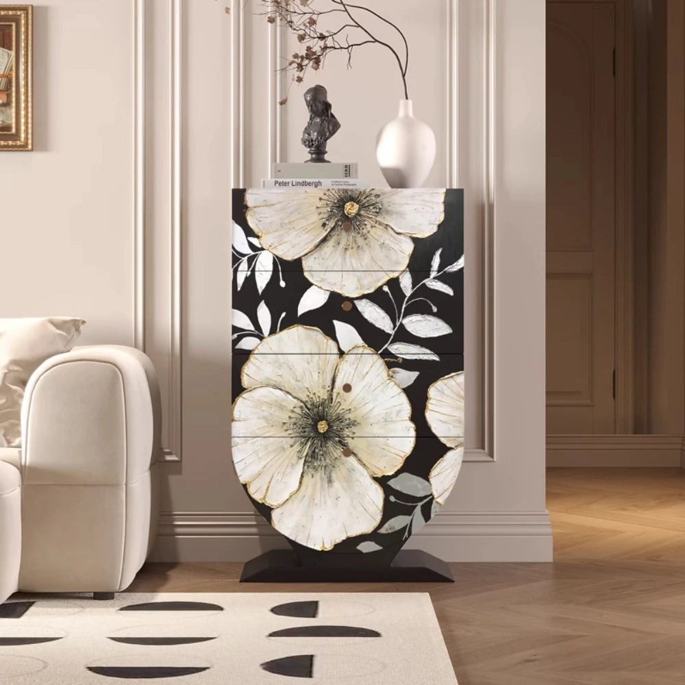 Perfume Display Cabinet Black Jewelry Buffet Wooden Cabinets Office Luxury Medicine Mueble Recibidor Entrada Home Furniture