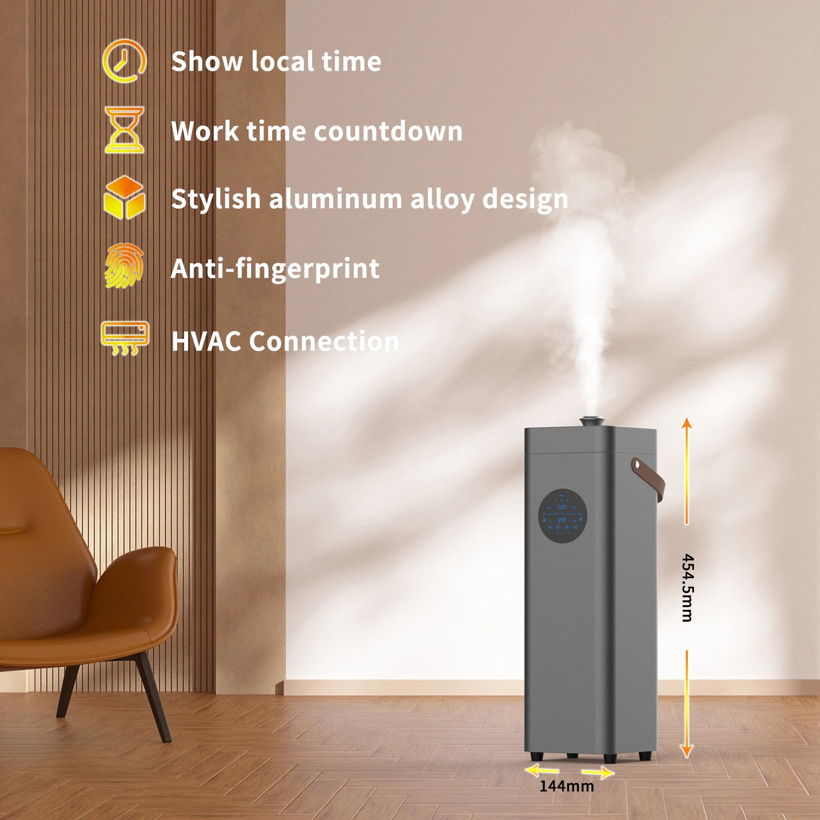 NAMSTE 8000m³ Scent Diffuser 1500ML Capacity Commercial HVAC Air Aroma Machine WIFI Bluetooth Control for Hotel Restaurant Mall