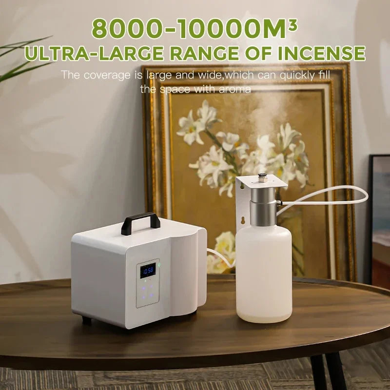 NAMSTE Cover 10000m³ Aroma Diffuser Fragrance Machine Home HVAC System Scent Machine Essential Oil Diffuser Perfume Air Purifier