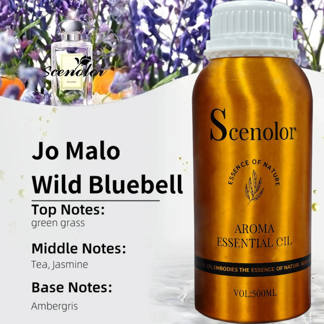 500ml Hotel-Grade Essential Oil Perfume Refill for Aroma Diffuser Home Scent Air Freshener Pure Plant Extract Fragrance