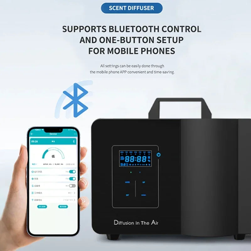 NAMSTE Cover 10000m³ Aroma Diffuser Fragrance Machine Home HVAC System Scent Machine Essential Oil Diffuser Perfume Air Purifier