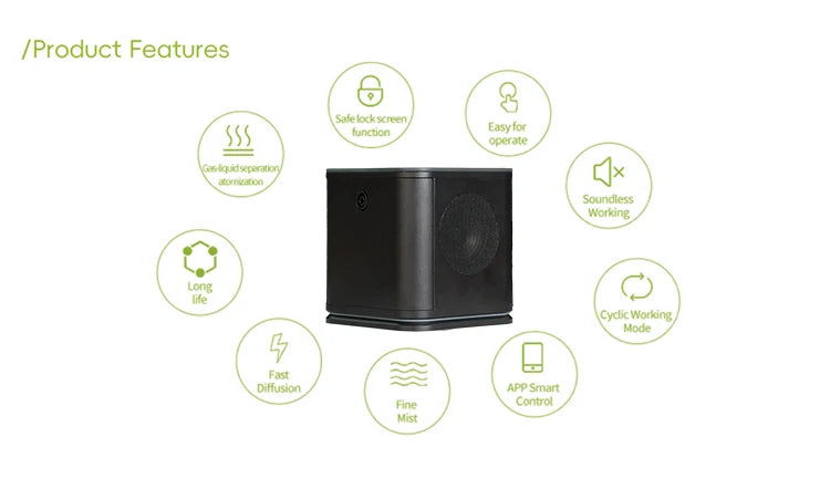 Unique Products Customized Smart Scent Diffuser Machine Ce Electric Home Office Wedding Scent Bluetooth Essential Aroma Diffuser
