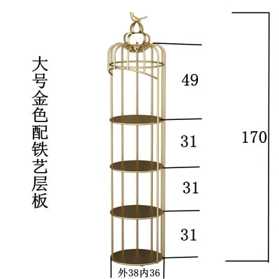 Nordic Perfume Living Room Cabinets Display Organizer Replica Living Room Cabinets Arched Mini Armoires De Salon Furniture