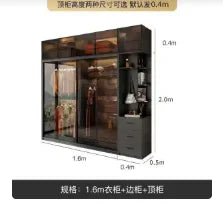 Organiser Shelves Wardrobe Heavy Duty Bedroom Modern Luxury Wardrobe Perfume Display Schlafzimmer Schrank Hotel Furniture