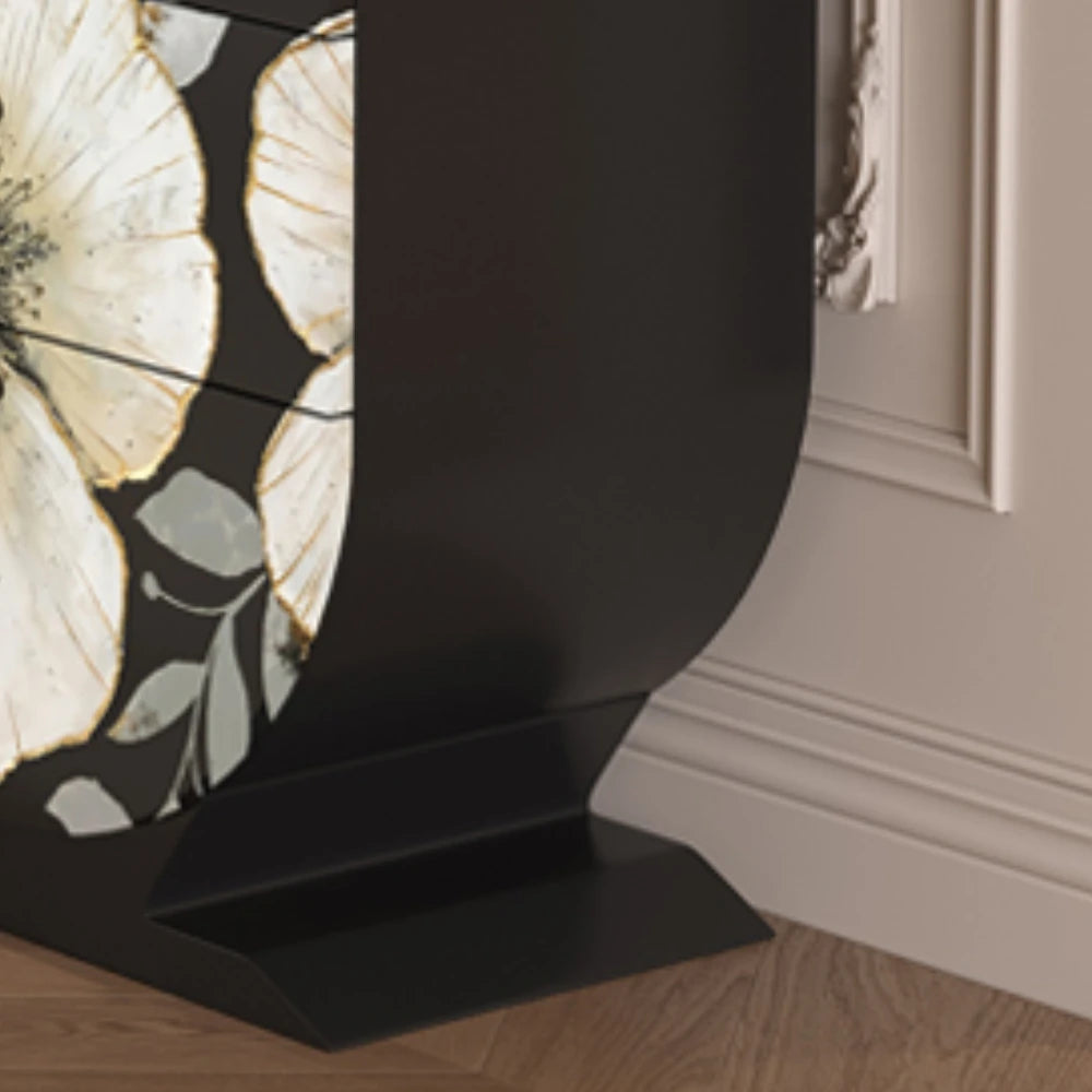 Perfume Display Cabinet Black Jewelry Buffet Wooden Cabinets Office Luxury Medicine Mueble Recibidor Entrada Home Furniture