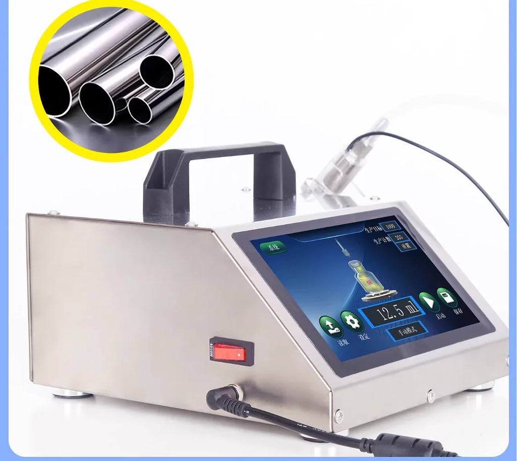 Automatic Quantitative Liquid Filling Machine Peristaltic Pump Dispenser for Essential Oil Perfume Lab Small Bottle Liquid