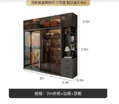 Organiser Shelves Wardrobe Heavy Duty Bedroom Modern Luxury Wardrobe Perfume Display Schlafzimmer Schrank Hotel Furniture