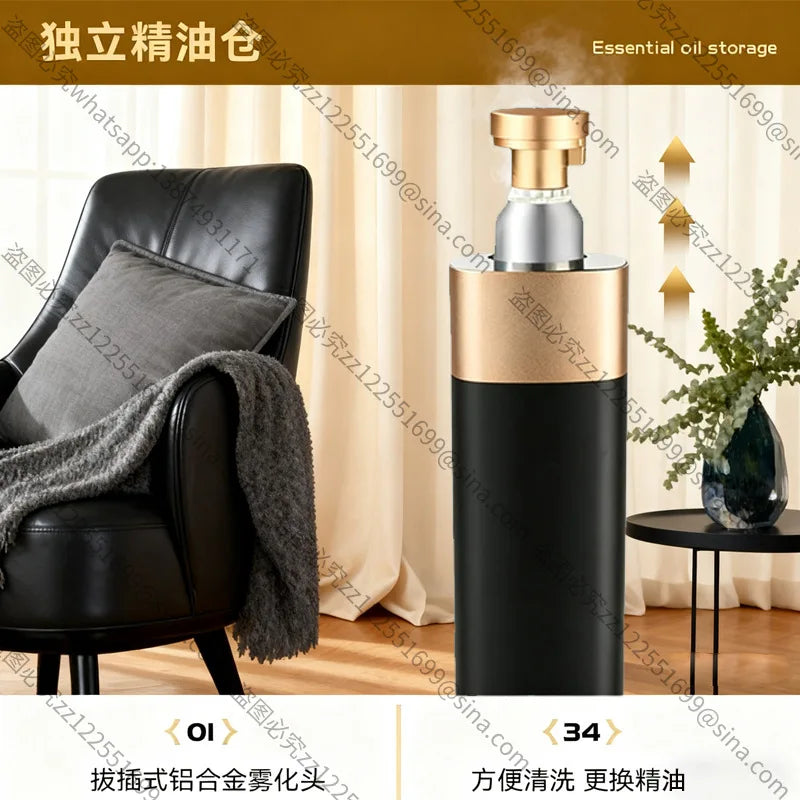 Suitable for Black Gold Smart Column Aroma Diffuser, 24H Automatic Fragrance Diffuser, Quiet Atomization 4 Gear Scent Adjustment