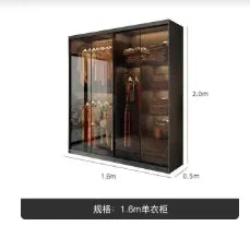 Organiser Shelves Wardrobe Heavy Duty Bedroom Modern Luxury Wardrobe Perfume Display Schlafzimmer Schrank Hotel Furniture